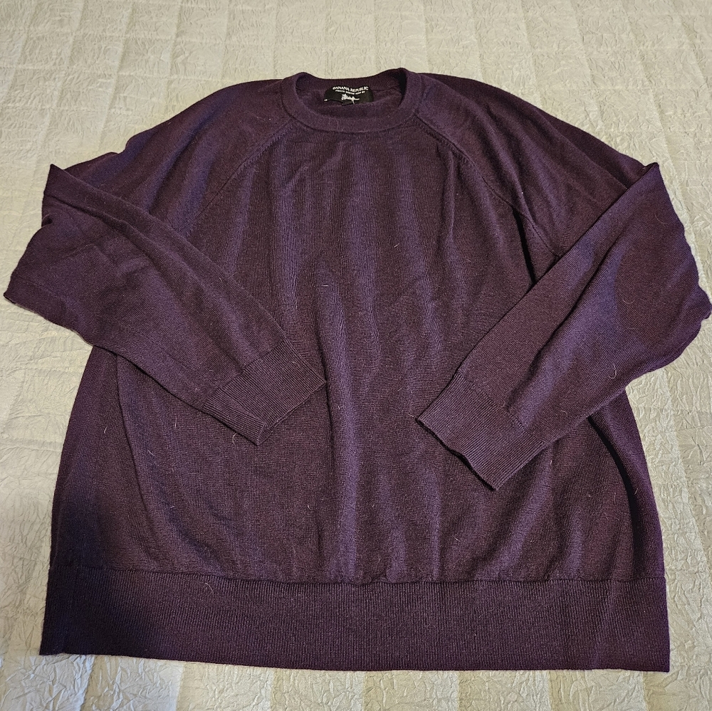 Purple mens sweater
